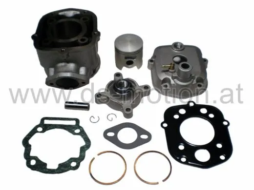 Zylinder Derbi D50B, 70 ccm, Guß mit Kopf, DS Racing, Derbi Senda 2006-, Aprilia RS 2006-, RX, SX 2006-, RS4, Derbi GPR 2006-, Gilera RCR 2006-, SMT 2006-