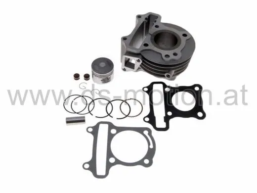 Zylinder GY6 50 ccm, AC, 4T, 139 QMB, QMA, Boatian, Garelli, Kymco, Hupper, Peugeot, Rieju, Sym