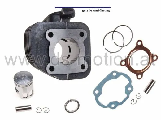 Zylinder CPI 50 ccm, AC, Euro 2 Motor, gerader Auslaß, ohne Kopf, KB 12 mm, Adly, CPI, Explorer, Generic, Keeway, Malaguti, Sachs, Tauris