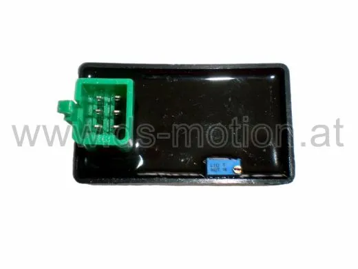 Zündbox, CDI, 6 polig, offene Version, einstellbar, Peugeot V-Clic, Baotian Eco Bike, alle 4T Motoren 139 QMA, QMB