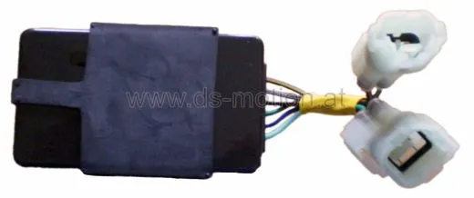 Zündbox, CDI, 5 polig, gelbe Kabelummantelung, Daelim Message, Tapo, Kymco ZX, Scout, K12, KB, Sym DD, Fancy 2T, Fiddle 2T -2008, Pure