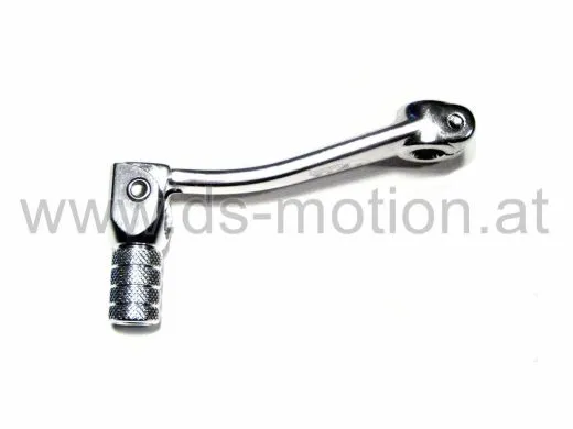 Schalthebel silber, Aluminium, AM6, Aprilia, Beta, HRD, Malaguti, MBK, Motorhispania, Peugeot, Rieju, Yamaha