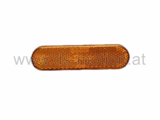 Seitenstrahler orange, 96x24 mm, selbstklebend