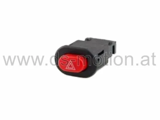 Warnblinkschalter universal, 3 polig, Einbaumaß: 19x11 mm