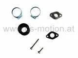 Ansaugkrümmer Kymco, Peugot, Sym, Lochabstand: 35mm, Gummi: 23 mm , für 17,5, 19er Vergaser
