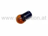 Lampe 12V 10W BA15S orange, Stifte gegenüberliegend