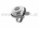 Glocke, Stahl, chrom, 53 mm, Befestigung durch Schelle mit Schraube
