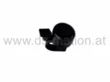 Glocke Mini, Aluminium, schwarz, 34 mm, Befestigung durch Schelle mit Schraube