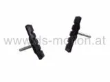 Bremsschuhe für Cantilever Bremse, 70 mm, asymmetrisch, mit Bolzen ohne Gewinde, per Paar