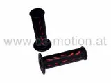 Gummigriffe 120 mm, schwarz/rot