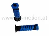 Gummigriffe 125 mm, schwarz/blau