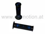 Gummigriffe 125 mm, schwarz/blau