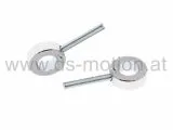 Kettenspanner (2 Stk.), für 12 mm Achse, Aprilia RX 06-10, SX 06-10, Derbi Senda, Gilera RCR -10, SMT -10