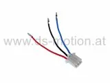 Adapter von 3 poligem Systemstecker auf 3 Rundstecker