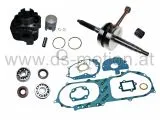 Motorreparatursatz CPI 50ccm, AC, Motor Euro 2 gerader Flansch, KB 12 mm, 2T, Adly, Benelli Quattro Nove, CPI, Explorer, Generic, Keeway, Malaguti F10, F12 2008-, Sachs