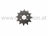 Ritzel 12 Zähne 420 Derbi Senda -2005, Motor EBE050, Senda 2006-, Motor D50B, Aprilia RS 2006-, RX/SX 2006-, RS4, Gilera RCR 2006-, SMT 2006-