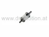 Benzinfilter, Leitungsfilter 6 mm, universal, Metallausführung