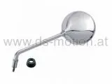 Spiegel links, Gewinde M8 rechts, chrom, Piaggio, Vespa