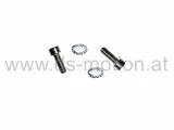 Schrauben mit Zahnscheiben für Sicherungsblech D50B, Aprilia RS, RS4, RX, SX, Derbi GPR, Senda, Gilera RCR, SMT
