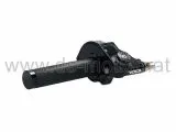 Gasgriff schwarz, Voca Racing, CNC, Kurzhub, universal, Aprilia, Beta, Derbi, Gilera, Motorhispania, Malaguti, Rieju, Yamaha
