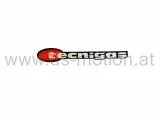 Aufkleber TECNIGAS Logo, 160 x 25 mm