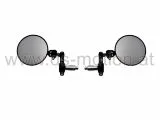 Spiegel Set, schwarz, Aluminium, Befestigung am Lenkerende, universal