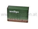 Plattformpedal schwarz, Wellgo, Aluminium, per Paar