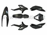 Verkleidungsset Beta RR 50 Enduro, Motard 2012-2020, schwarz, 7 teilig