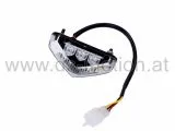 Rücklicht weiß LED, universal, OE für Rieju MRT, Systemstecker 3 polig