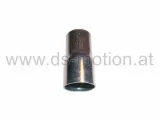 Auspuffbuchse Zylindereinlaß 25 mm, Auspuffflansch 28 mm