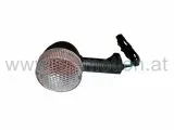 Blinker rund, weiß, vorne rechts, hinten links, Aprilia RX, SX ab 2006-, Derbi Senda ab 2004-