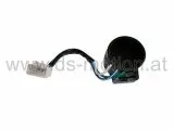 Blinkerrelais 3 polig, 12V, 10+10+3,4W, mit Kabel, Scooter, rund, universal