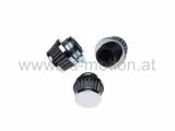 Luftfilter Racing High Performance Ø = 35 mm, chrom, gerade