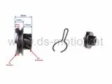 Kickstarterritzel Minarelli Motor, CPI Motor Euro I, II, Aprilia, Benelli, Beta, Explorer, Generic, Keeway, Malaguti, MBK, Yamaha
