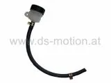 Behälter für Bremsflüssigkeit universal, groß, Schlauchanschluß: 8 mm, Schlauch: 30 cm
