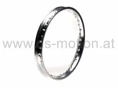 Felge 18x1,60, silber, 36 Speichen