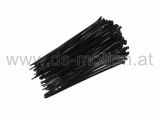 Kabelbinder 3,5 x 180 mm, schwarz, Polyamid, verschleißfest, 100 Stück
