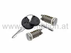 Schlosssatz mit 2 Zylinder und Schlüssel für Gilera Runner, Piaggio Fly, Liberty, Typhoon, Zip, Vespa ET2, ET4, LX, LXV, S