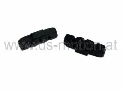 Bremsschuhe für Magura-Hydraulikbremse, 50 mm, schwarz, per Paar