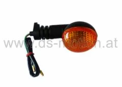 Blinker oval, orange, vorne links, hinten rechts, Benelli, Daelim, Gas Gas, Husqvarna, Malaguti, Motorhispania, Peugeot, Rieju, Sachs, Sherco, Tomos, Yamaha