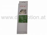 Kette 1/2x3/32, 8 fach, Pin- 7,1 mm, 116 Glieder, silber, P8001, kompatibel Shimano