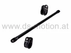 Lenkerstrebe mit Lenkerklemmen, schwarz, Alu, 22 mm, Enduro, SM, für Voca Racing Cross
