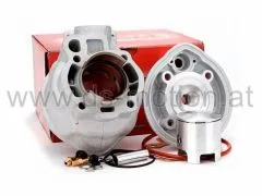 Zylinder AM6, 70 ccm, Alu Racing Sport mit Kopf, Airsal, Aprilia RX -2005, RS -2005, MX, Tuono, Beta, Generic Trigger, HRD, Malaguti, MBK, Motorhispania, Peugeot, Ride, Rieju, Yamaha