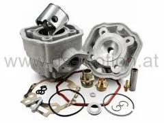 Zylinder Derbi D50B, 70 ccm, Alu Racing Sport mit Kopf, Airsal, Derbi Senda 2006-, Aprilia RS 2006-, RX, SX 2006-, RS4, Derbi GPR 2006-, Gilera RCR 2006-, SMT 2006-