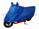 Mopedgarage blau inkl. Transporttasche, für 50 ccm Fahrzeuge - verwandelt sich mit wenigen Handgriffen in einen Regenschutz für den Lenker