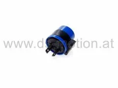 Blinkerrelais 2 polig, 12V 10+10+3,4W, rund, universal