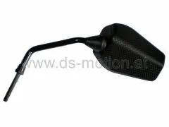 Spiegel links, Gewinde M8, lang, carbon, Derbi Senda R DRD, Derbi Senda SM DRD